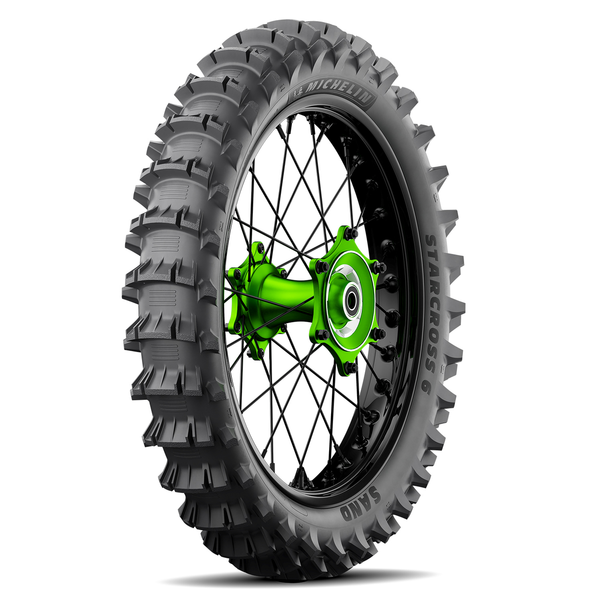 Michelin Starcross 6 Rear Tyre Sand 110/90-19, part number 599666