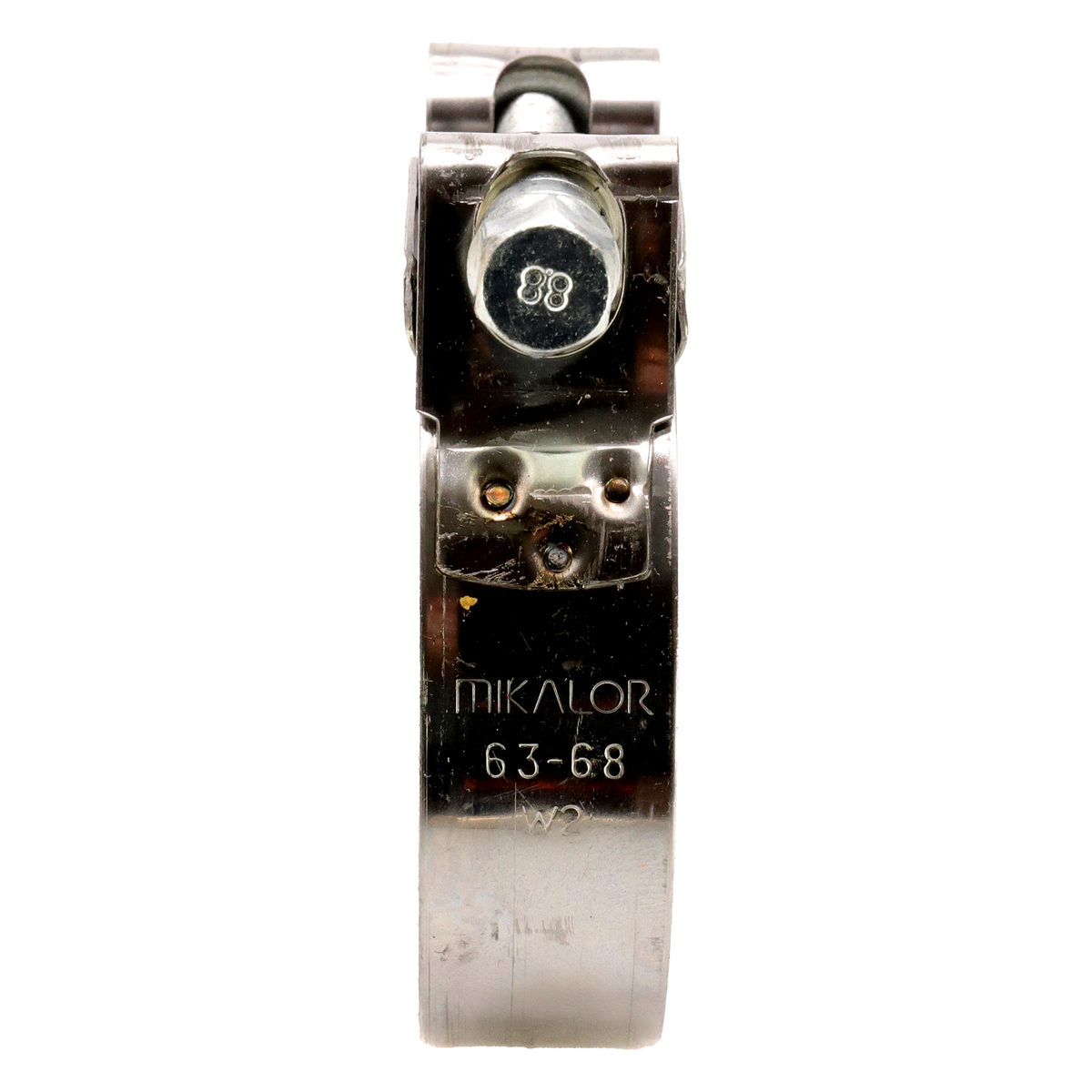 Mikalor Exhaust Clamps 63-68mm Stainless (10 Pack), part number 33019170, view 2