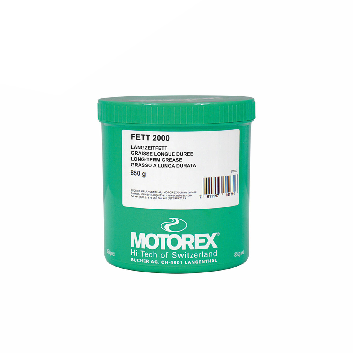Motorex 2000 Grease Calcium NLGI-2 Tub 850g, part number 7300598