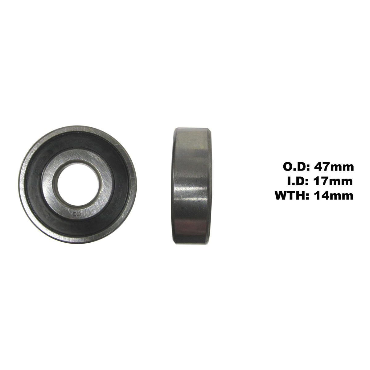 NTN Bearing 6303LLU, part number 6303LLUC3