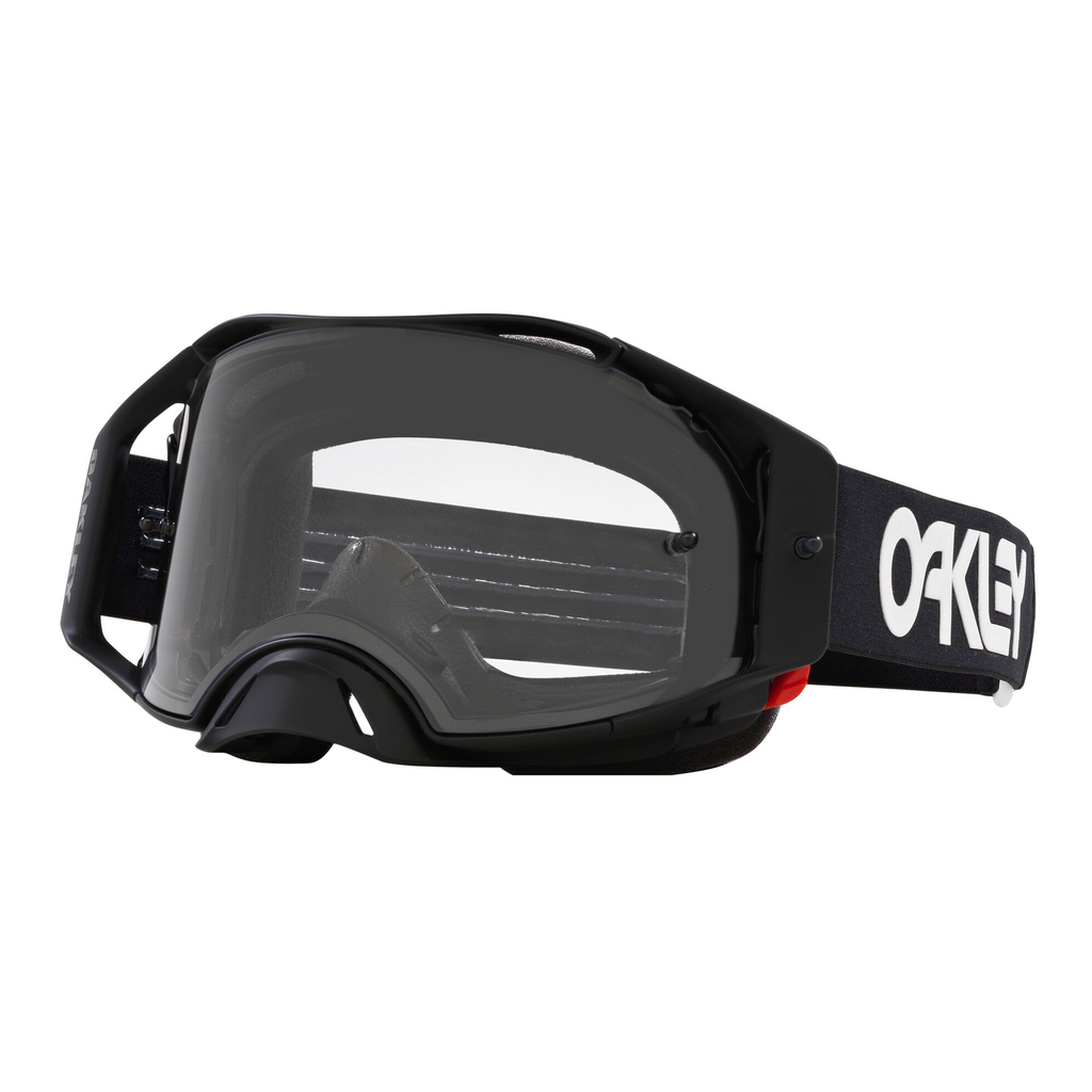 Oakley Airbrake Black White B1B MX Goggle, part number OO7046-F4, view 3