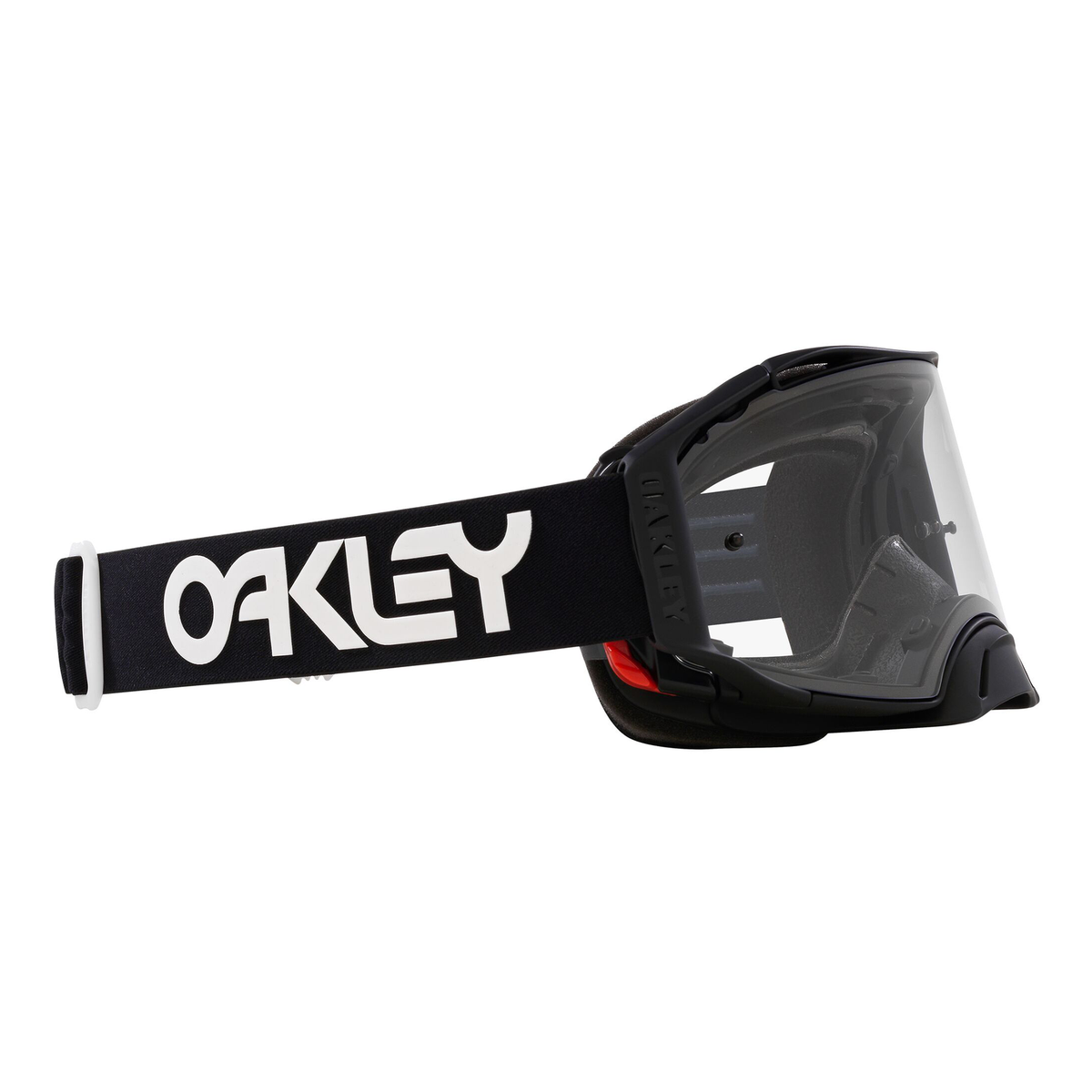 Oakley Airbrake Black White B1B MX Goggle, part number OO7046-F4, view 4