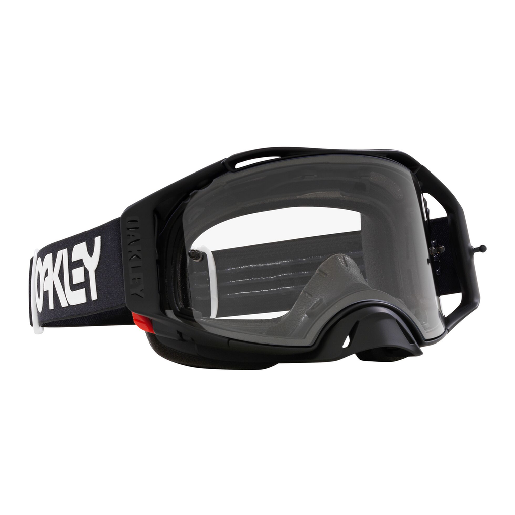 Oakley Airbrake Black White B1B MX Goggle, part number OO7046-F4