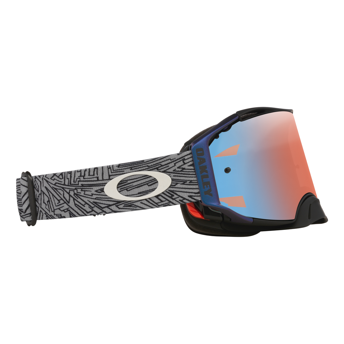 Oakley Airbrake Grey Strike MX Goggle, part number OO7046-G9, view 4