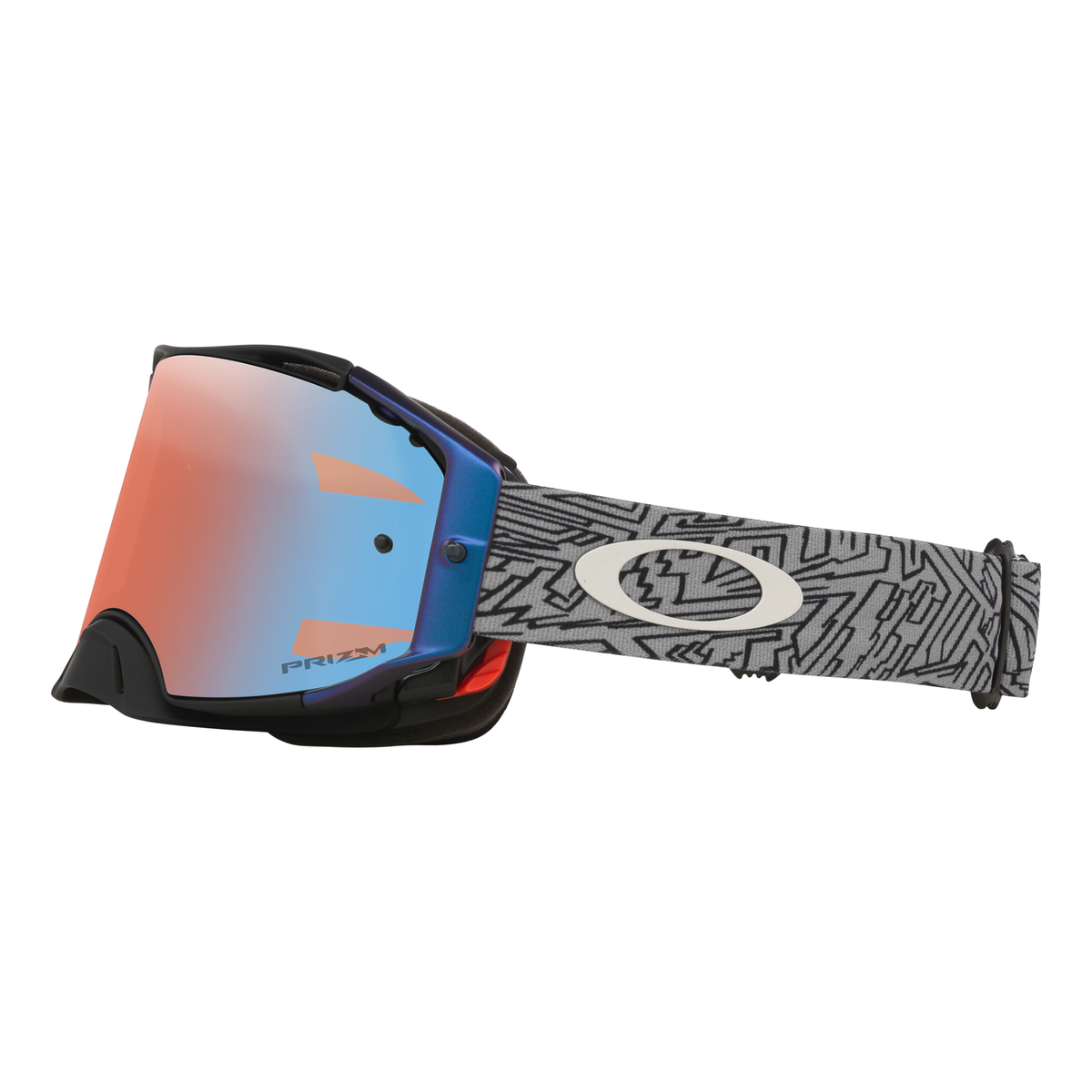 Oakley Airbrake Grey Strike MX Goggle, part number OO7046-G9, view 5
