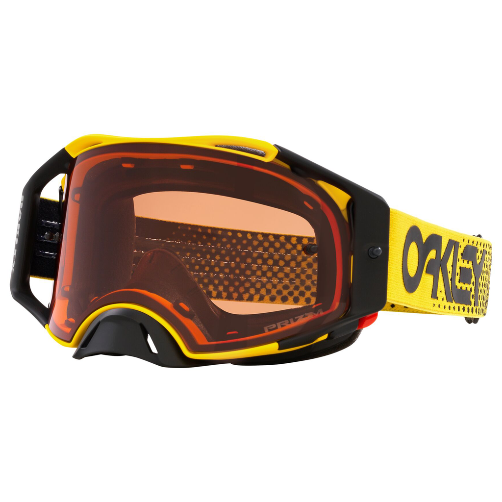 Oakley Airbrake Moto Yellow B1B MX Goggle, view 3