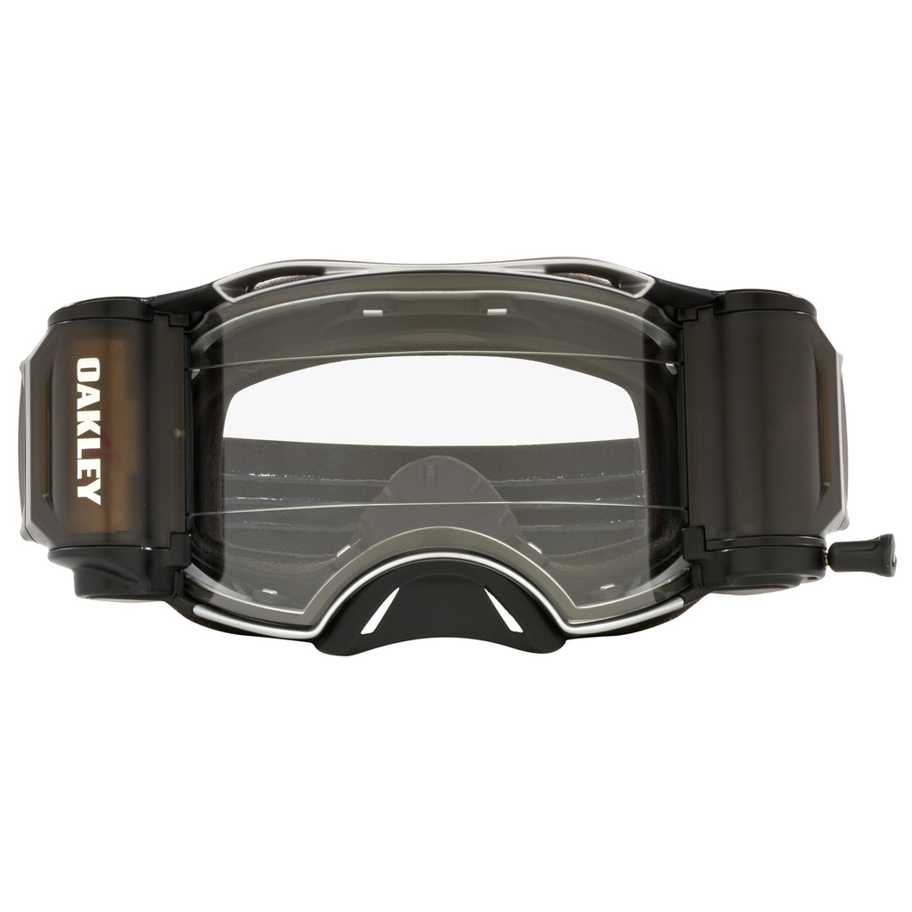 Oakley Airbrake Tuff Blocks Black Gun Roll Off MX Goggle, part number OO7046-C0, view 2