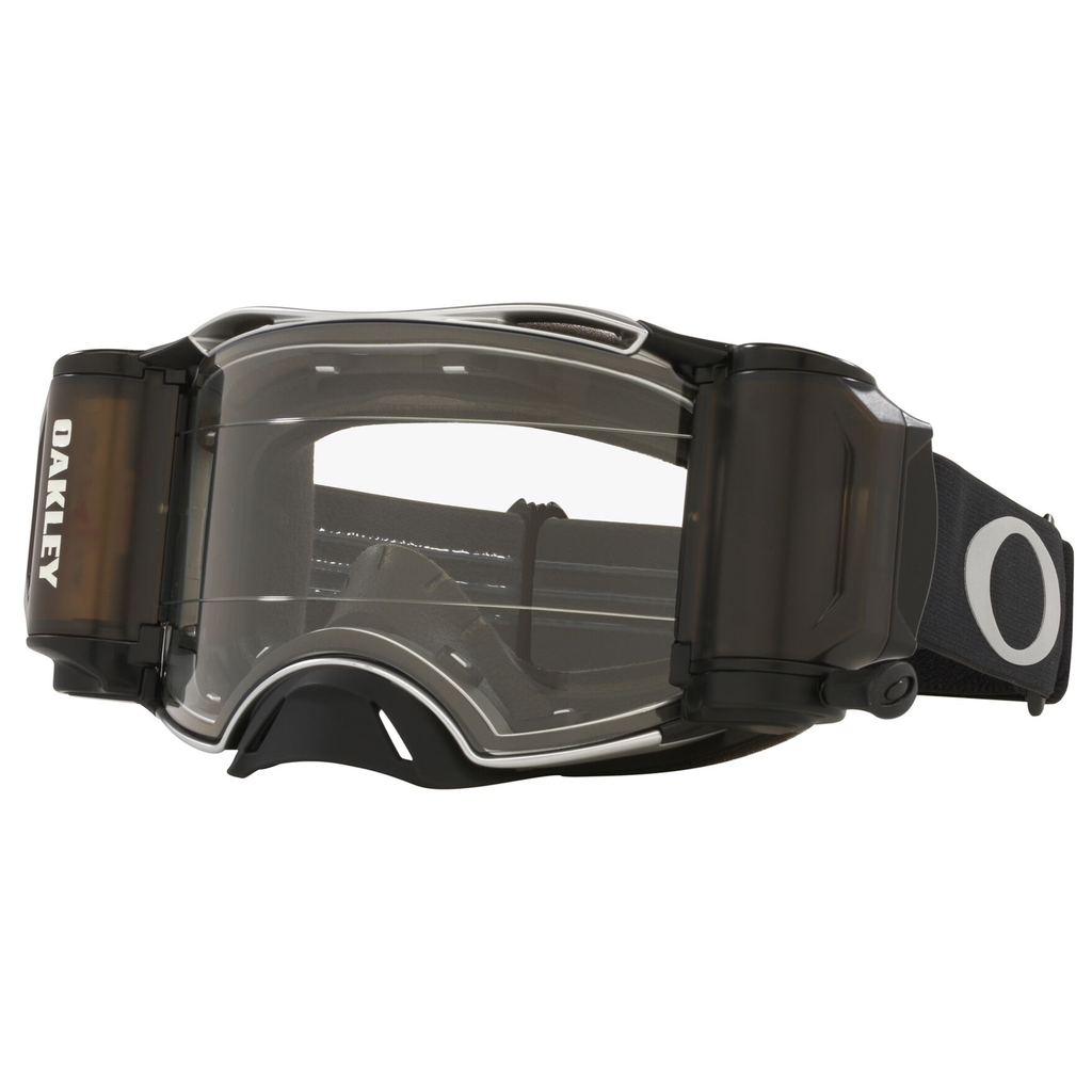 Oakley Airbrake Tuff Blocks Black Gun Roll Off MX Goggle, part number OO7046-C0, view 3