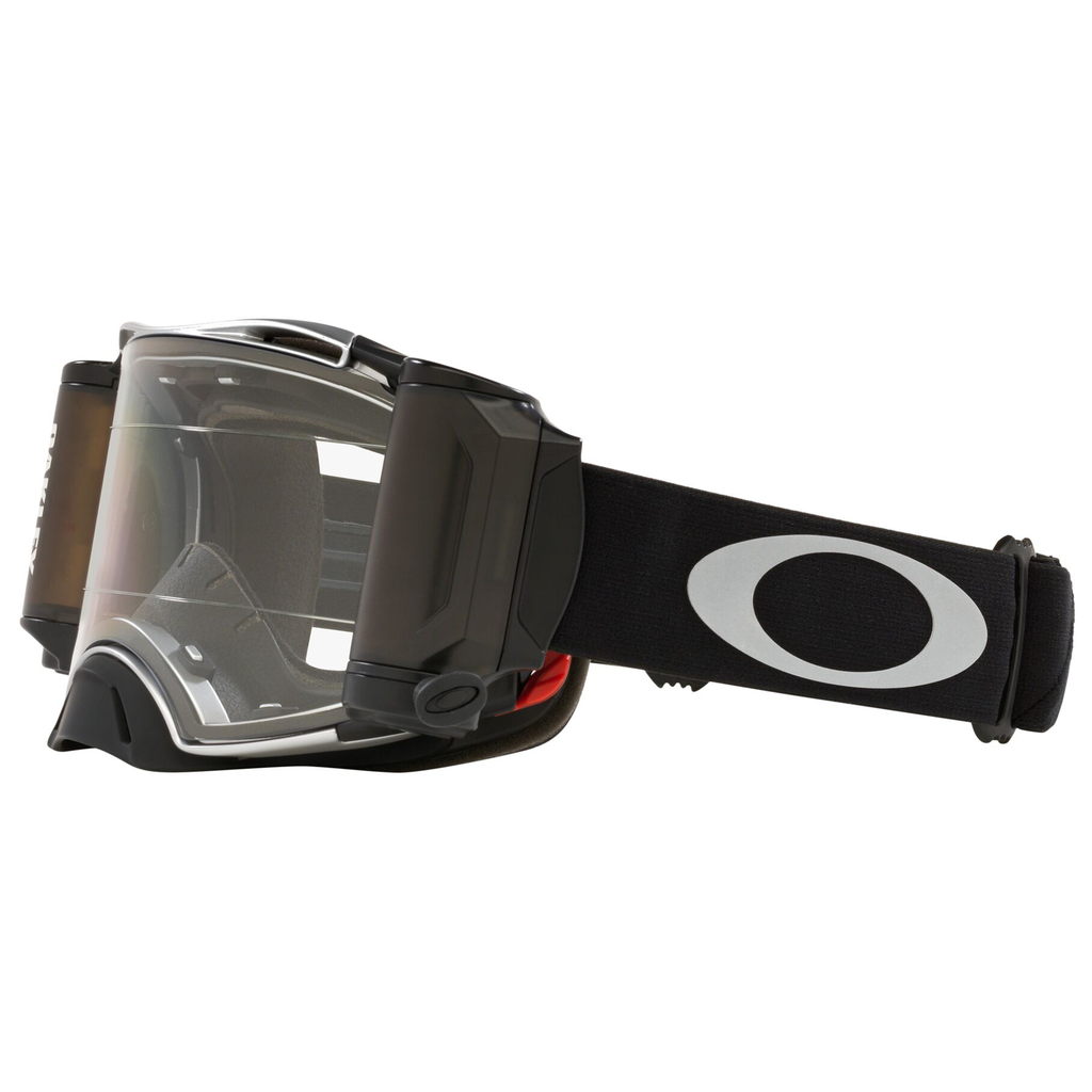 Oakley Airbrake Tuff Blocks Black Gun Roll Off MX Goggle, part number OO7046-C0, view 5