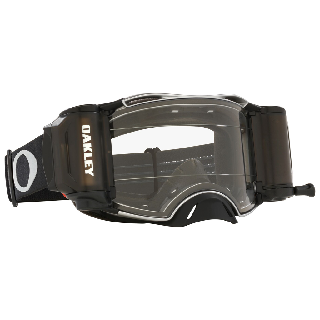 Oakley Airbrake Tuff Blocks Black Gun Roll Off MX Goggle, part number OO7046-C0