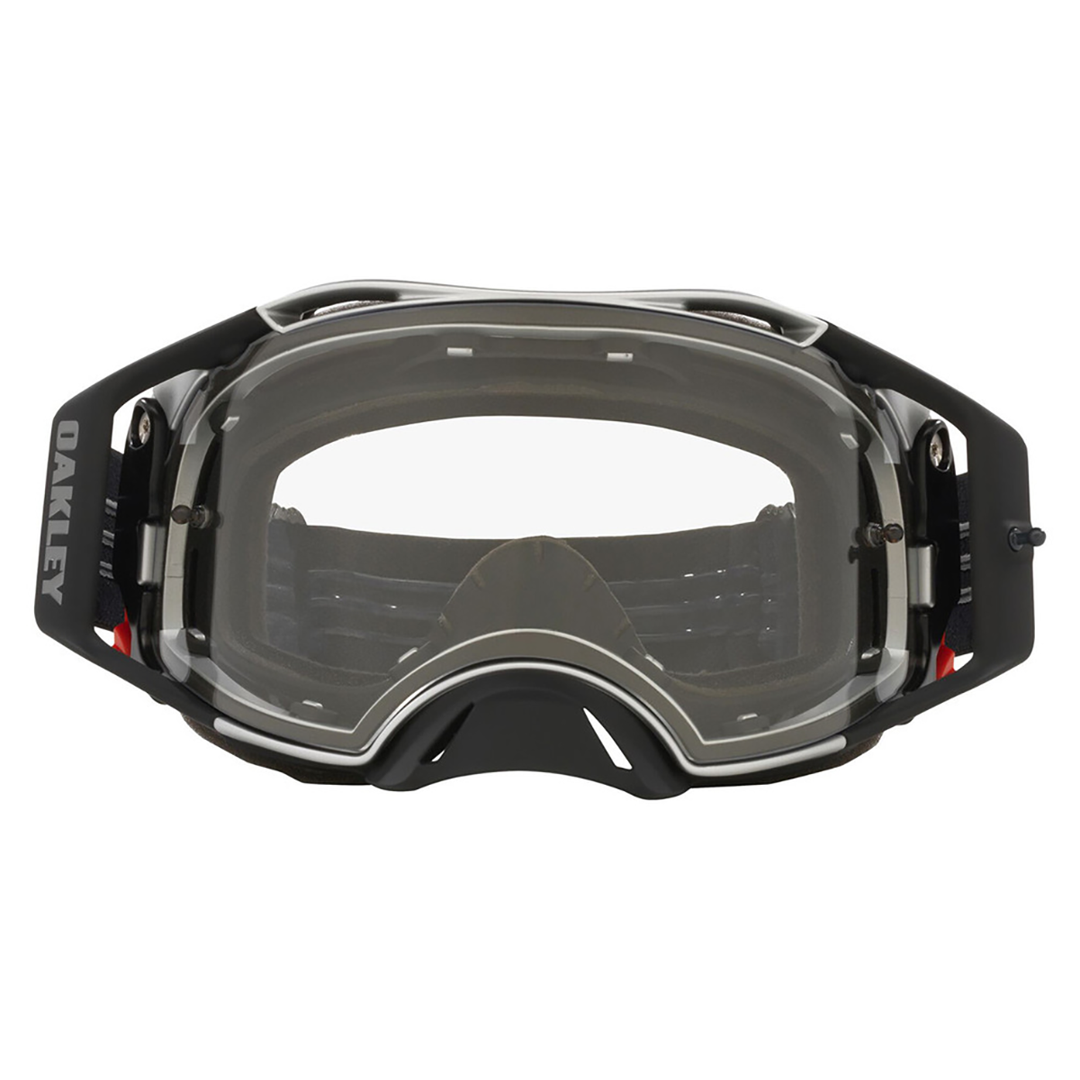Oakley Airbrake Tuff Blocks Black Gunmetal MX Goggle, view 2
