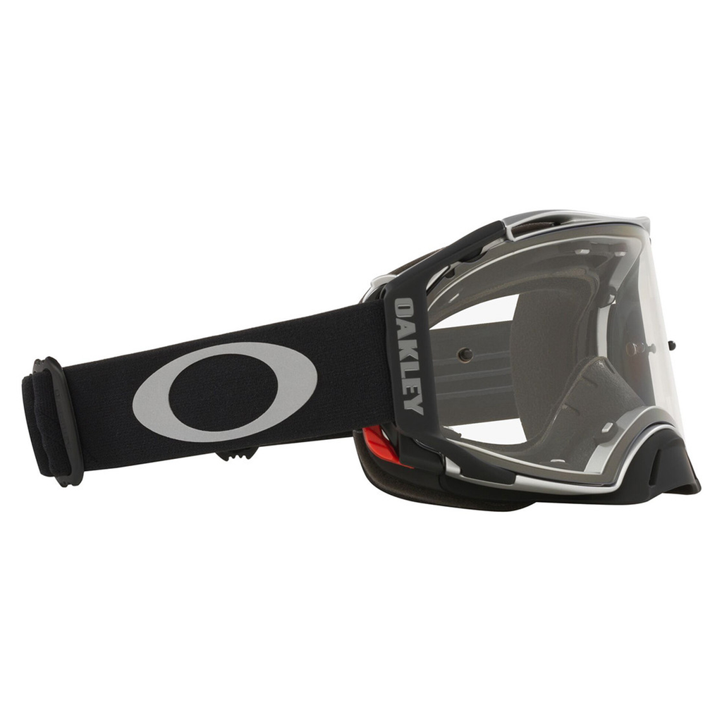 Oakley Airbrake Tuff Blocks Black Gunmetal MX Goggle, view 4