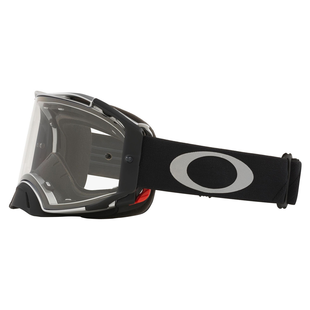 Oakley Airbrake Tuff Blocks Black Gunmetal MX Goggle, view 5