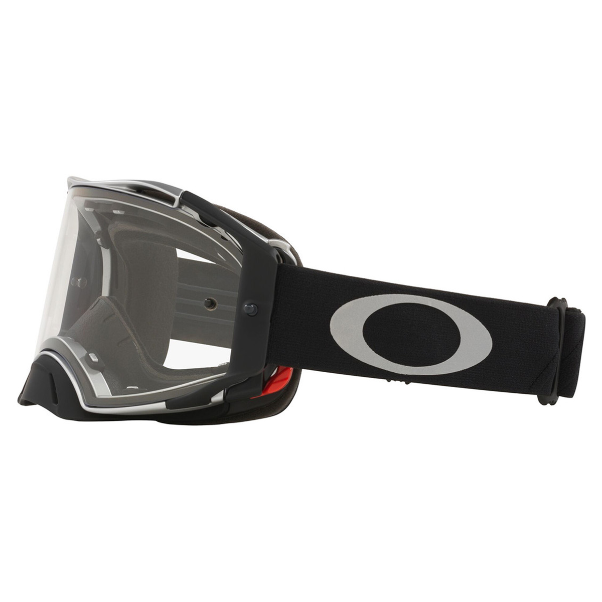 Oakley Airbrake Tuff Blocks Black Gunmetal MX Goggle, view 5