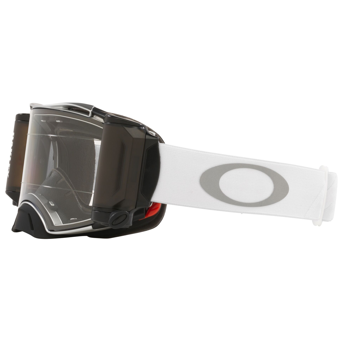 Oakley Airbrake Tuff Blocks White Roll Off MX Goggle, part number OO7046-C5, view 5