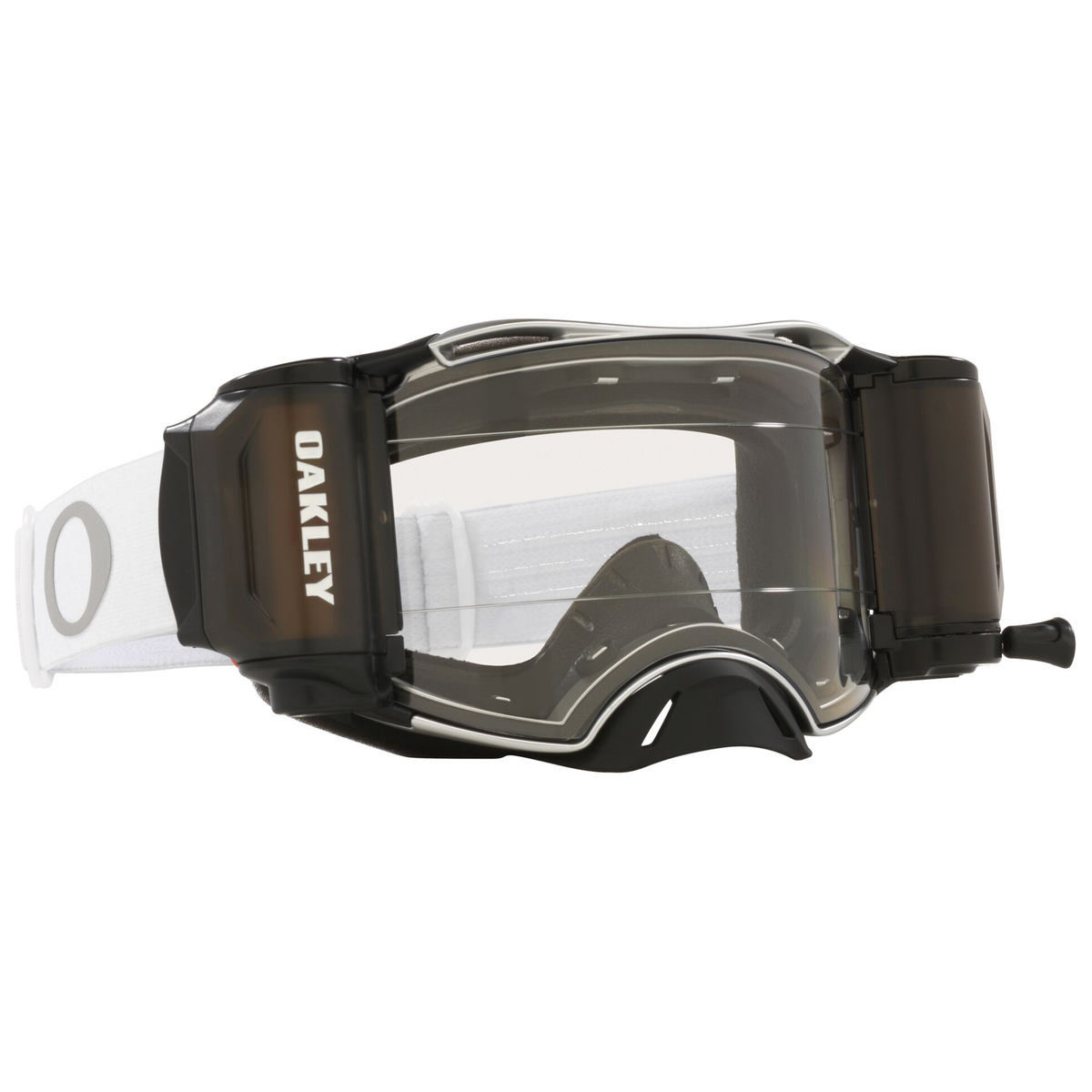 Oakley Airbrake Tuff Blocks White Roll Off MX Goggle, part number OO7046-C5