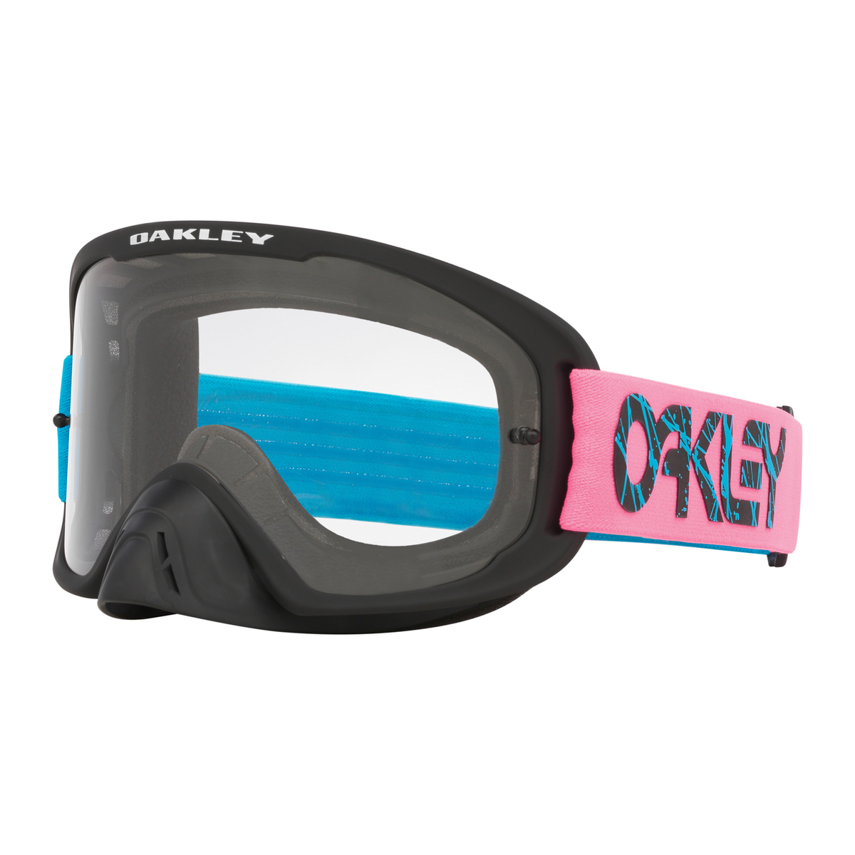 Oakley O Frame 2.0 Pro 2 Stroke Blue/Pink MX Goggle, part number OO7115-61, view 3