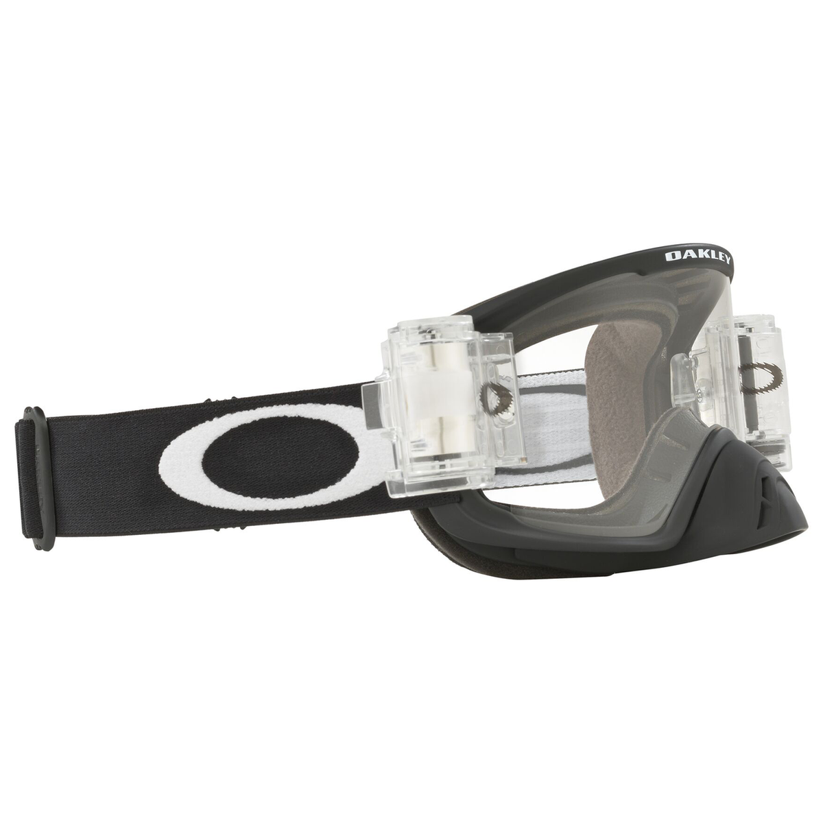 Oakley O Frame 2.0 Pro Matte Black Roll Off MX Goggle, part number OO7115-03, view 4