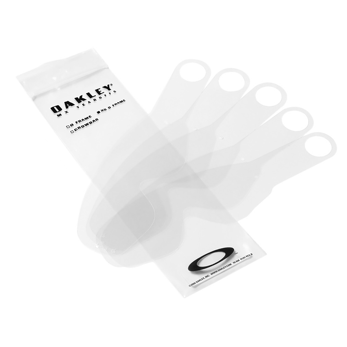 Oakley O Frame XS Tear Off Pack STD 25pk, part number AOO7030TO 00000200