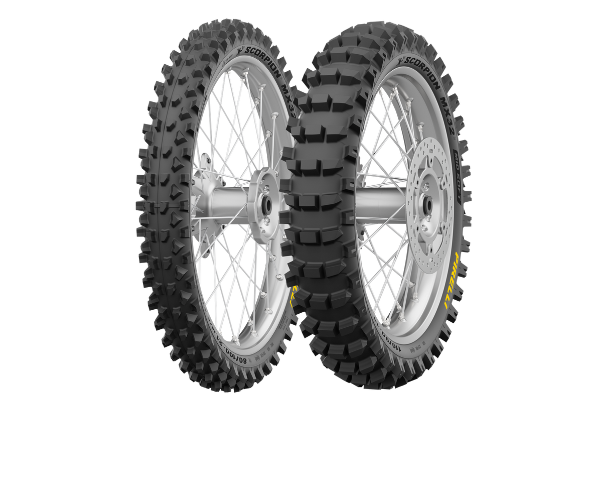 Pirelli Scorpion MX32 Front Tyre Mid/Soft 60/100-14, part number 3842000