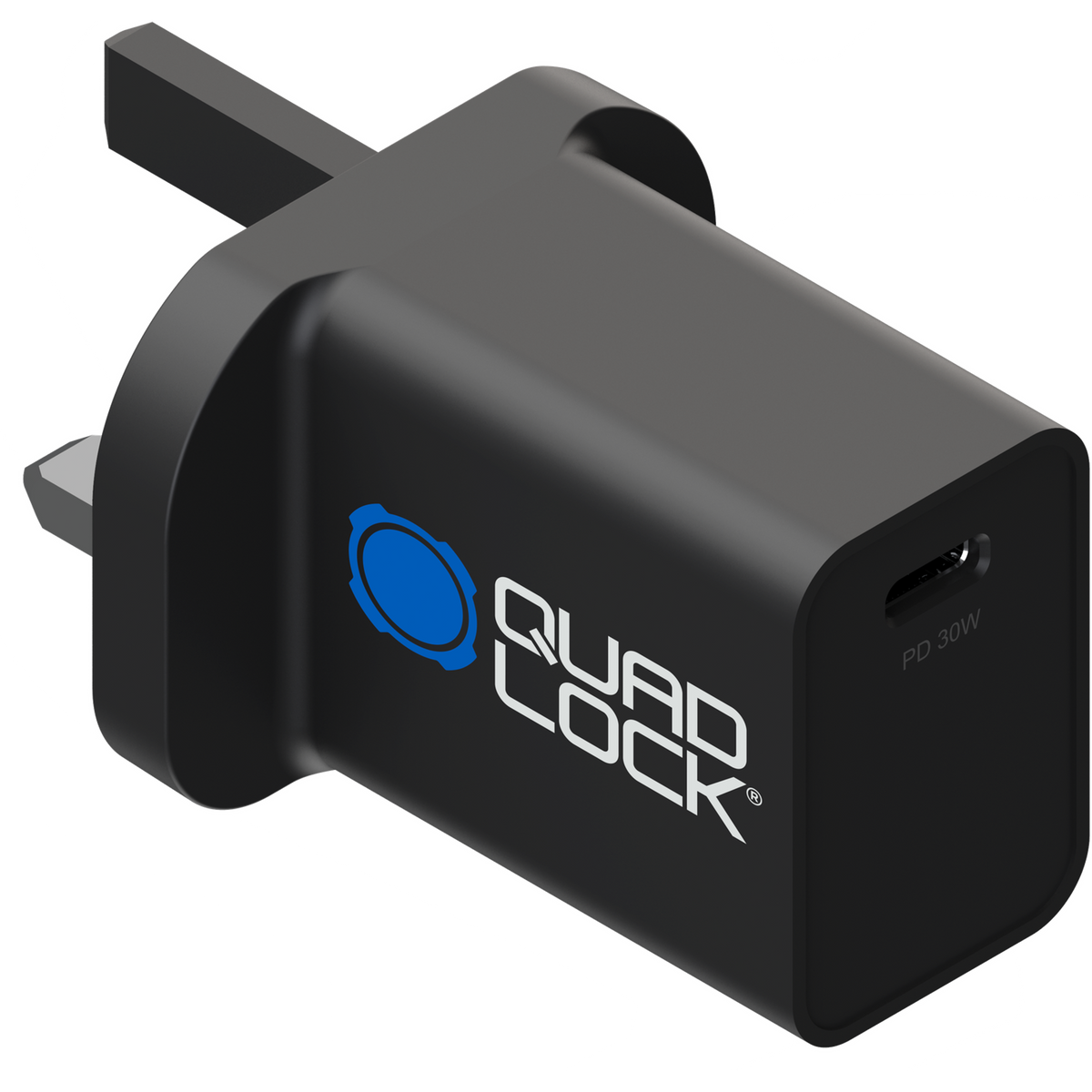 Quad Lock 30W Power Adaptor - UK Standard (Type G), part number QLA-PWB-30UK