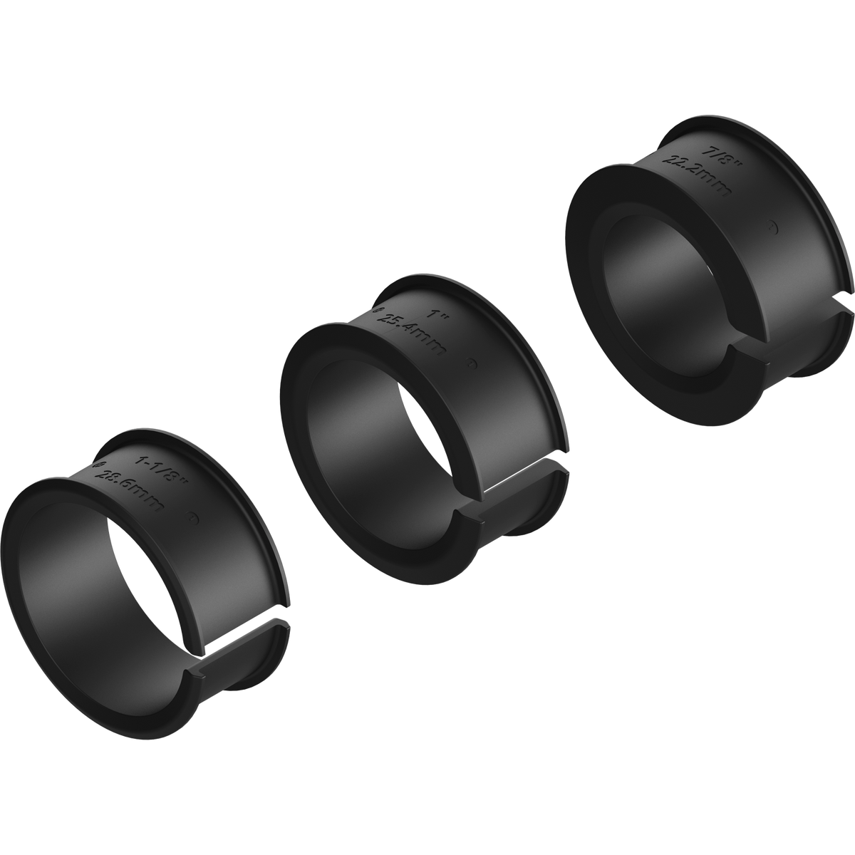 Quad Lock Replacement Bar Spacers Motorcycle Handlebar Mount, part number QLP-HBR-BS