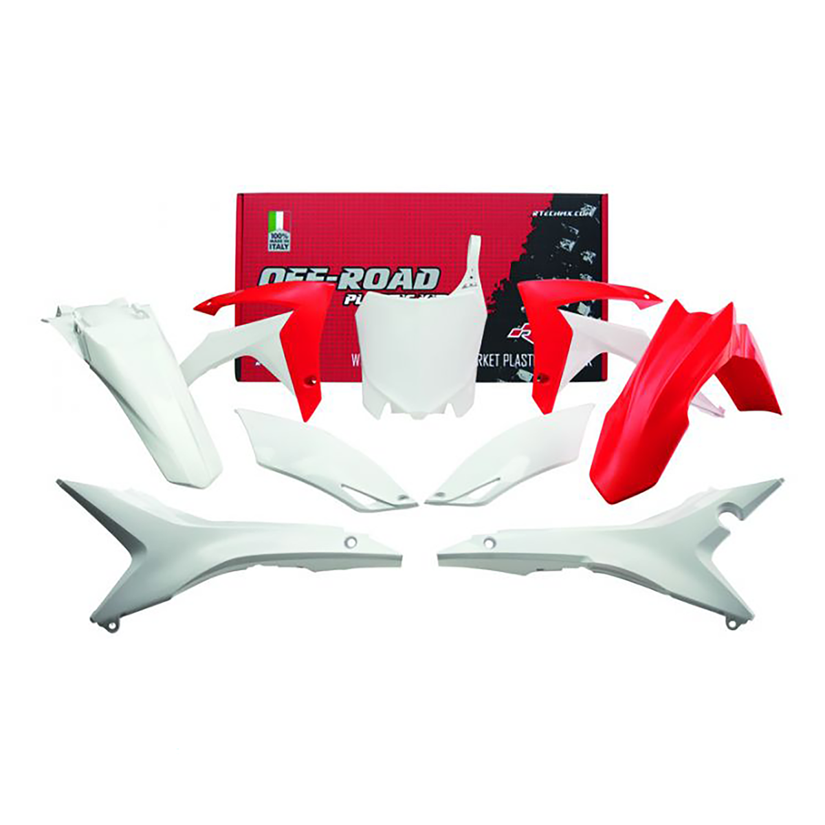 Racetech Plastic Kit CRF450 13-16/CRF250 14-17 (6 pcs)