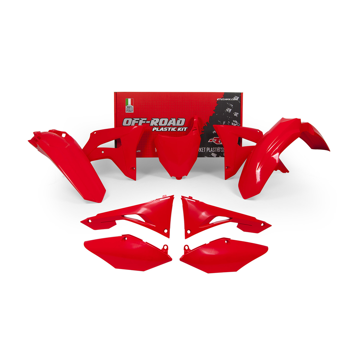 Racetech Plastic Kit CRF450 17-18/CRF250 18 (6 pcs), view 2