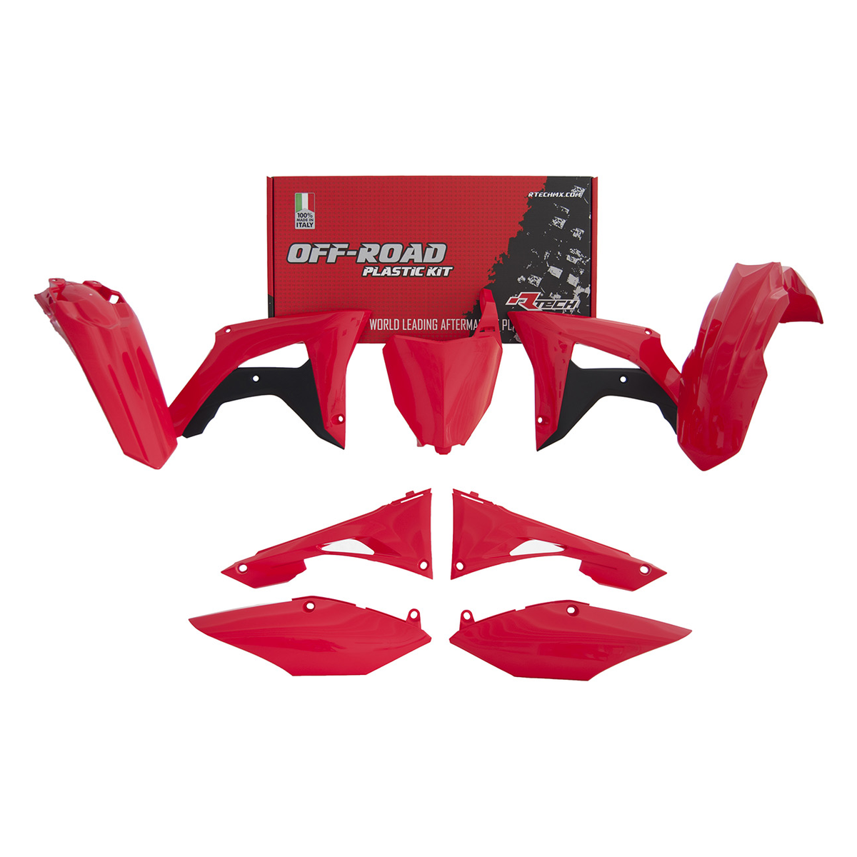 Racetech Plastic Kit CRFWE450 19-20/CRF250 19-21 (5 pcs), view 2