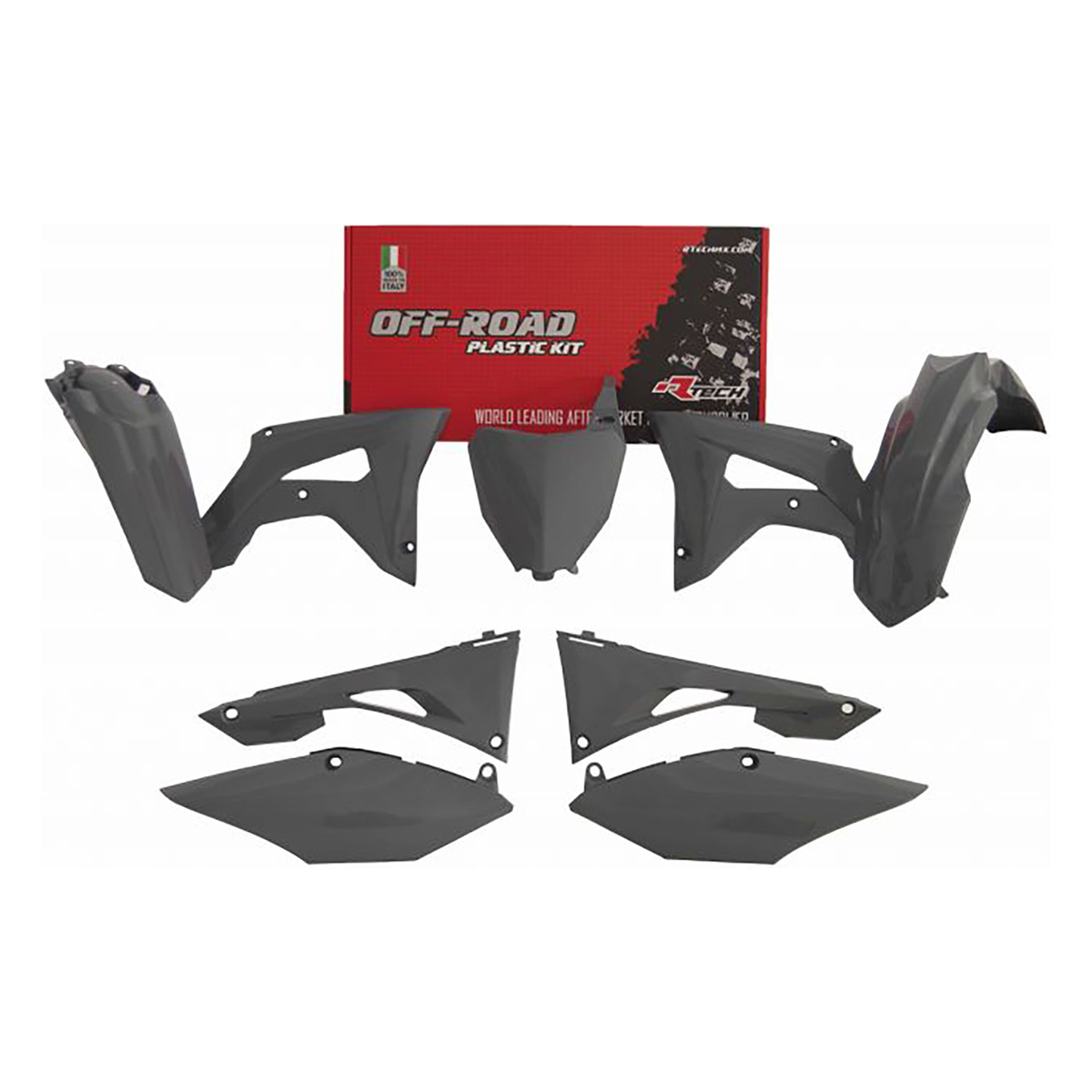 Racetech Plastic Kit CRFWE450 19-20/CRF250 19-21 (5 pcs), view 3