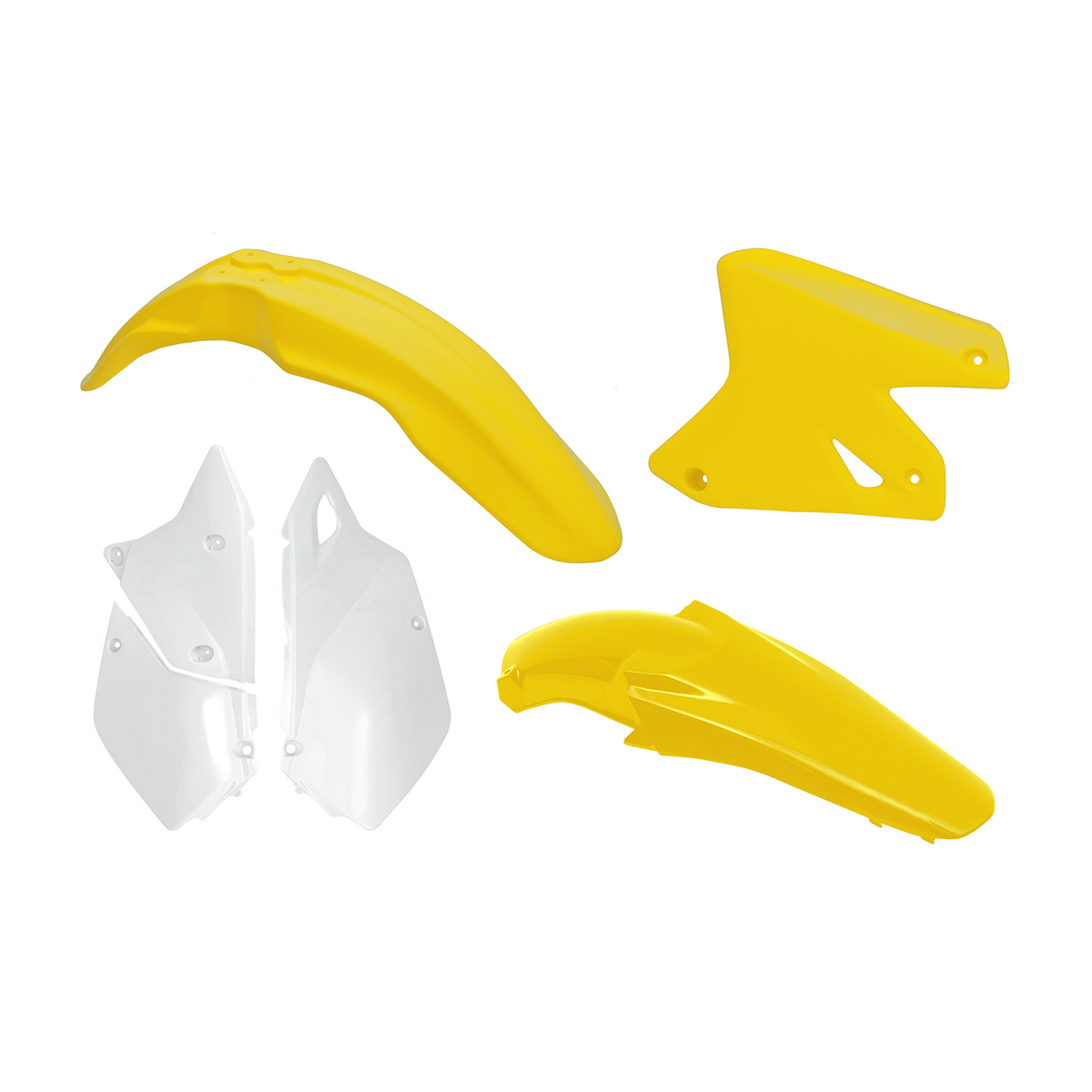 Racetech Plastic Kit DRZ400 E 00-10 (4 pcs), part number R-KITDRZ-OEM-411