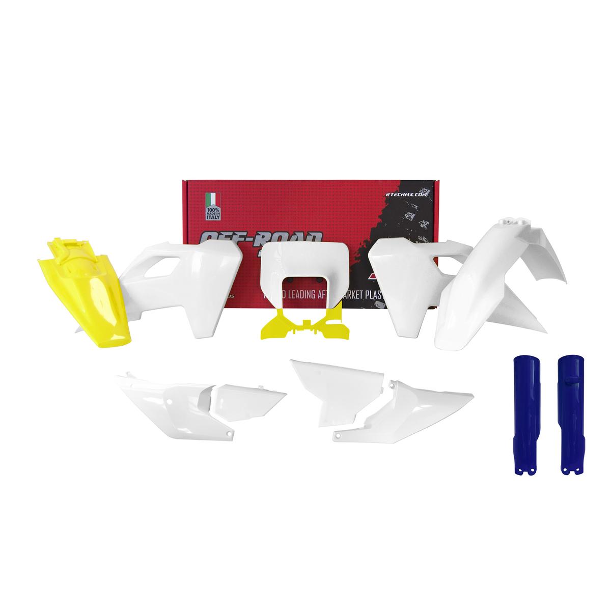 Racetech Plastic Kit FE150/250/300/350/450 24 (8 pcs), part number R-KITHSQ-OEM-824