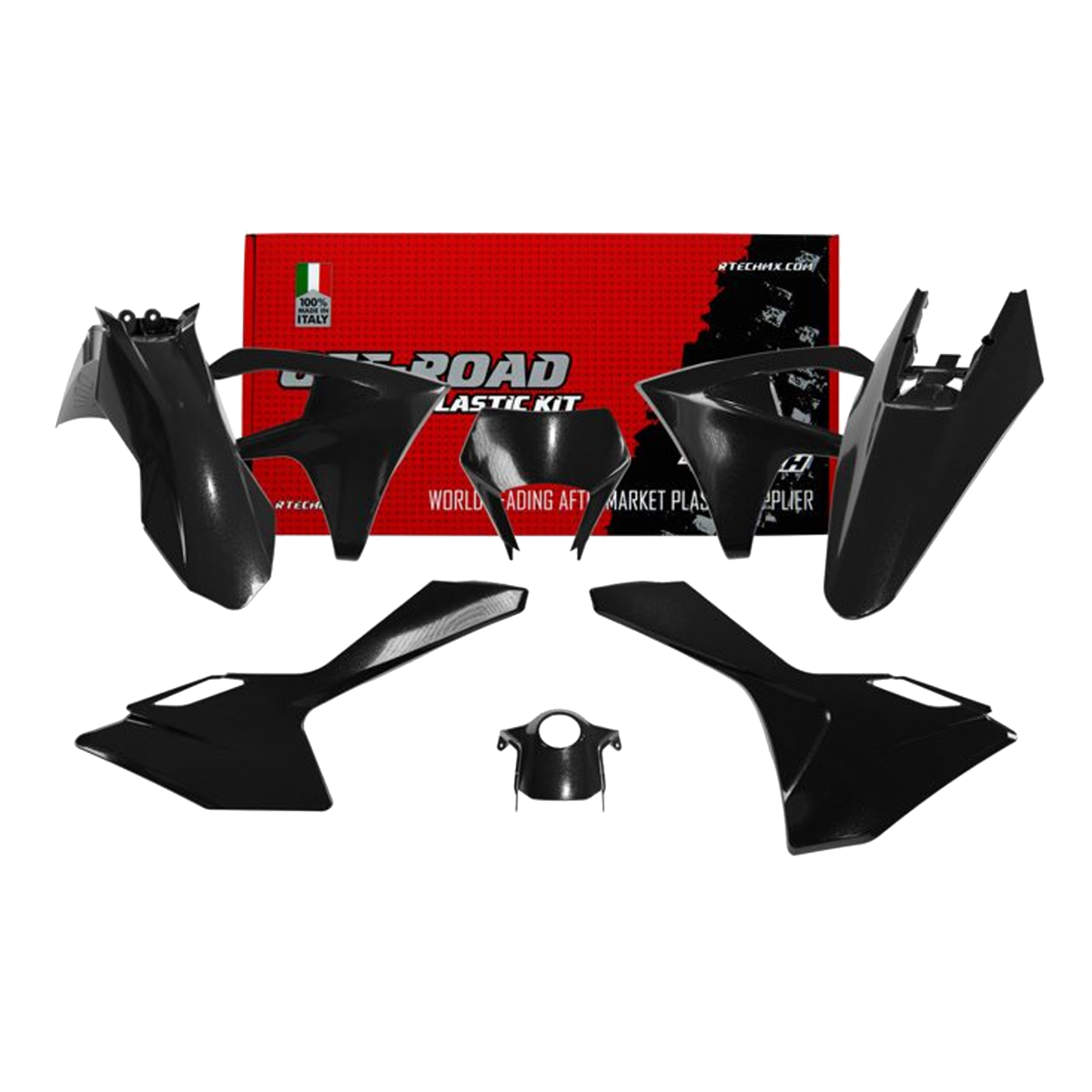 Racetech Plastic Kit GasGas EC (6 pcs), part number R-KITGAS-NR0-624