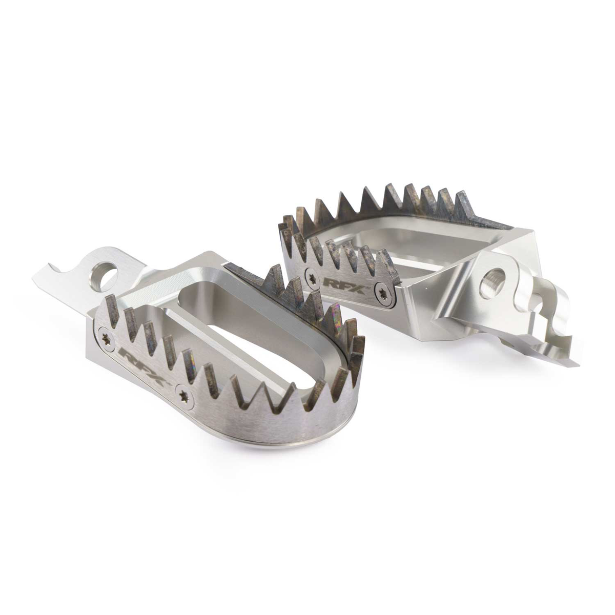 RFX Pro Footrests Ti/Alu CRF250/450 02-26 CR125/250, part number FXFR 10100 99TA