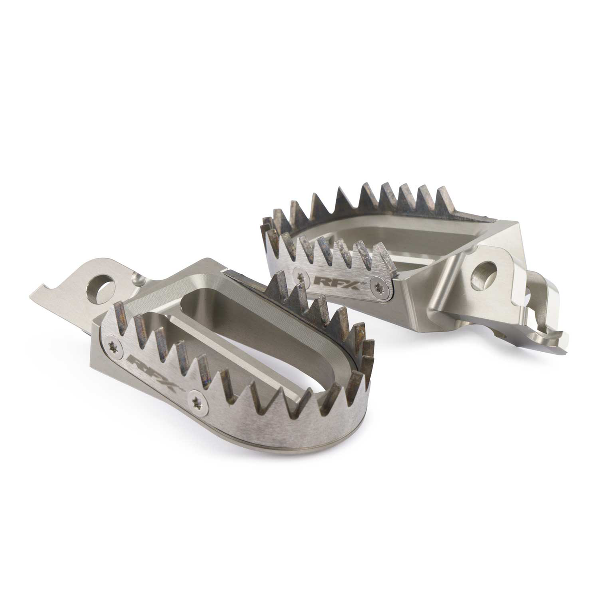RFX Pro Footrests Ti/Alu KXF250 06-26 KXF450 07-26, part number FXFR 20100 99TA