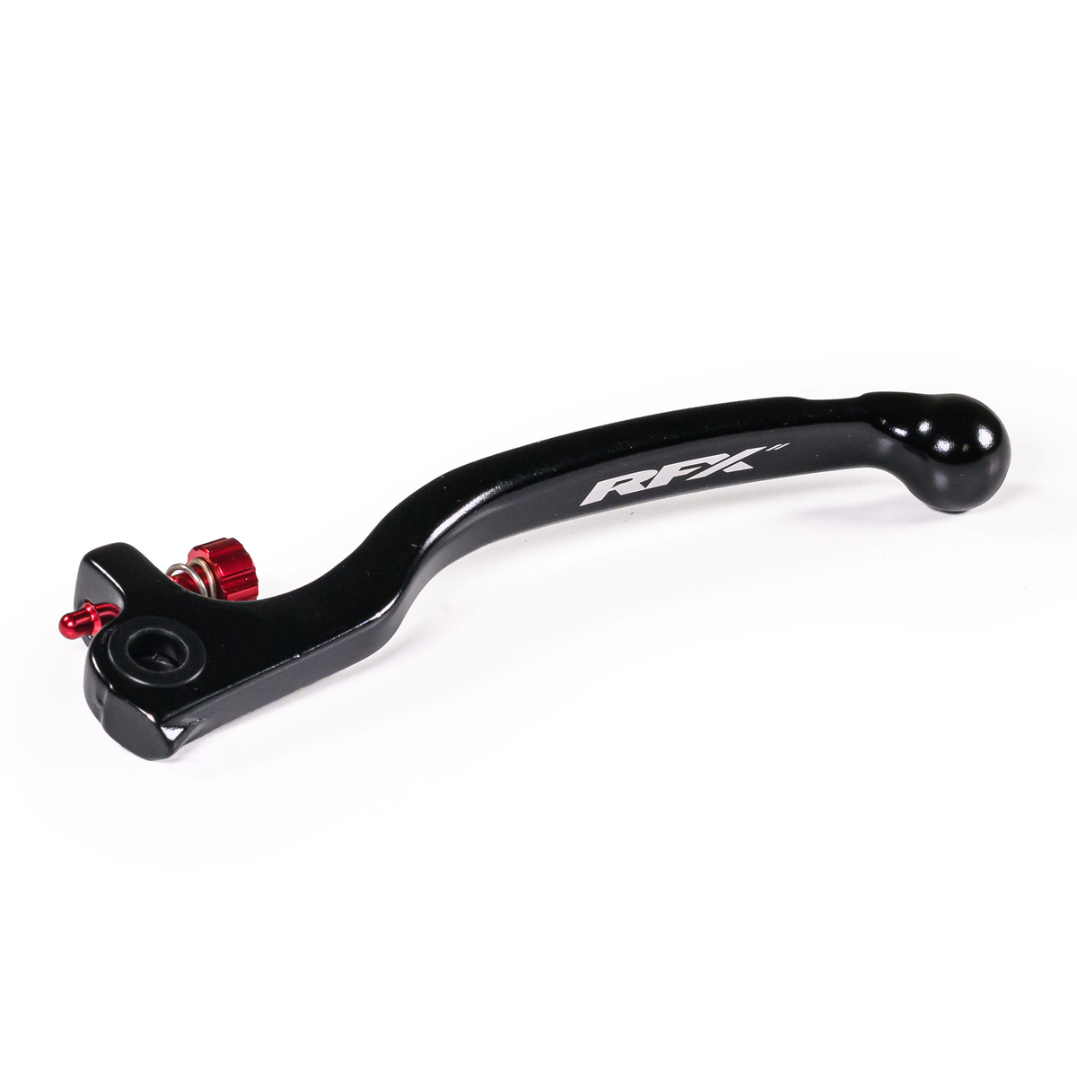RFX Race Clutch Lever Trials Braktec 6mm Black / Red, part number FXCL 60100 99BK