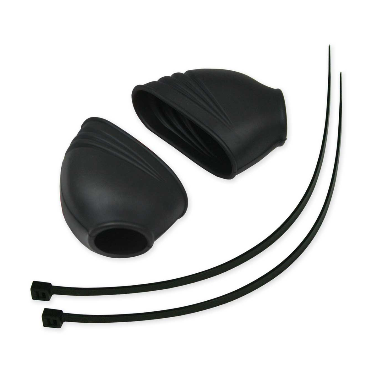 RFX Race Footrest Rubber Boots Universal, part number FXFR 90100 55BK
