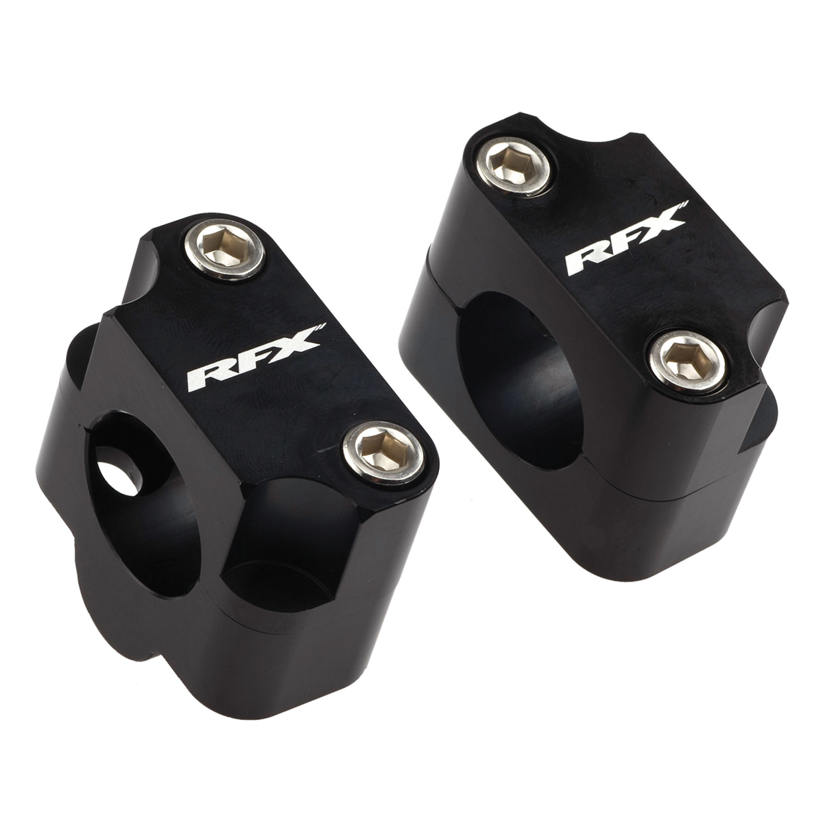 RFX Race Handlebar Adaptor Kit 22.2mm to 28.6mm, part number FXHM 90000 55BK