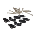RFX Race Handlebar Riser Kit 22.2mm Raises 25mm-40mm, part number FXHM 90122 55BK
