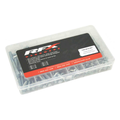 RFX Race M6 Flange Head Bolt Assortment Box 12-35mm, part number FXBK M6-00 55SV