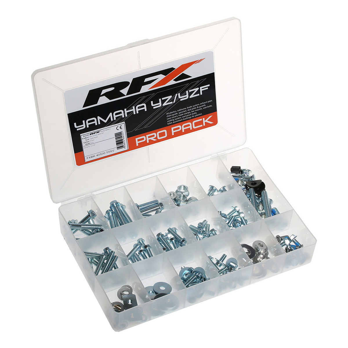 RFX Race Pro Bolt Pack YZF 05-23, part number FXBK 40500 55SV