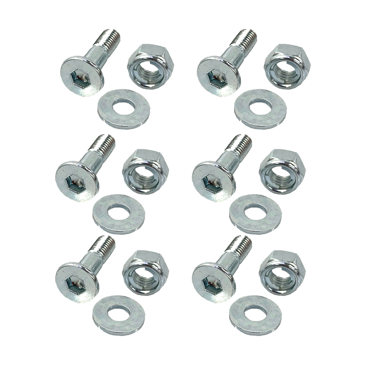 RFX Race Sprocket Bolt & Nut Kit M8 x 30mm CR/KX/RM/YZ, part number FXSB 10100 55SV