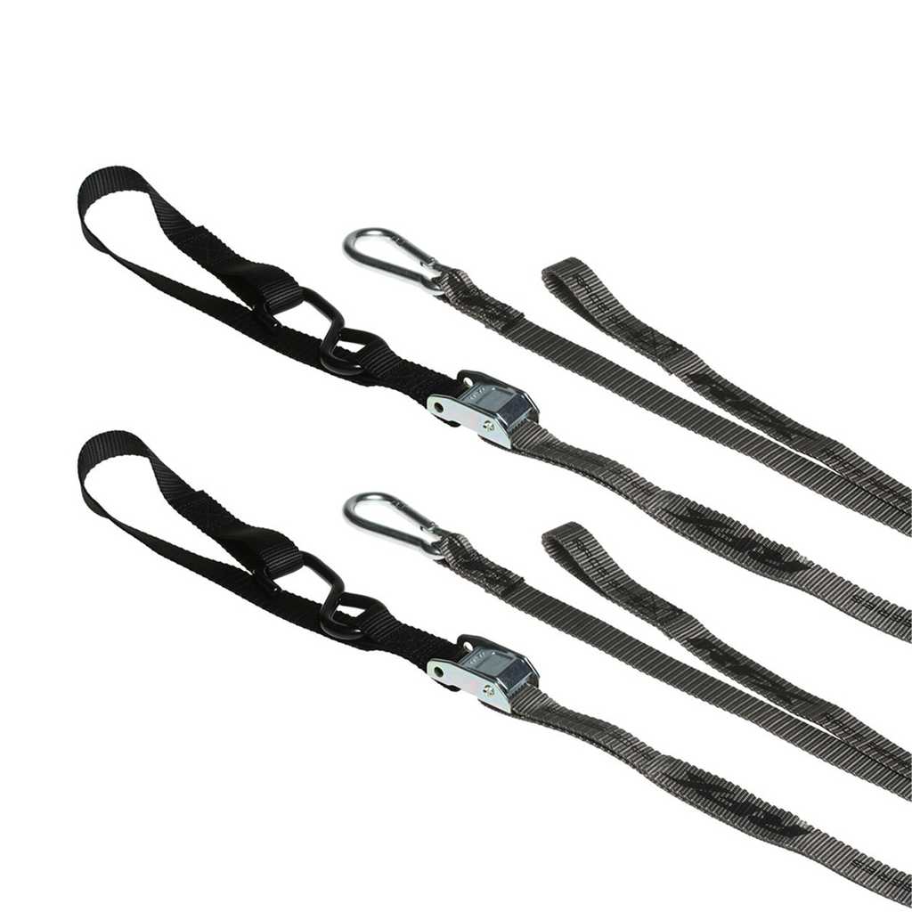RFX Race Tie Downs with extra loop and carabiner clip, view 2