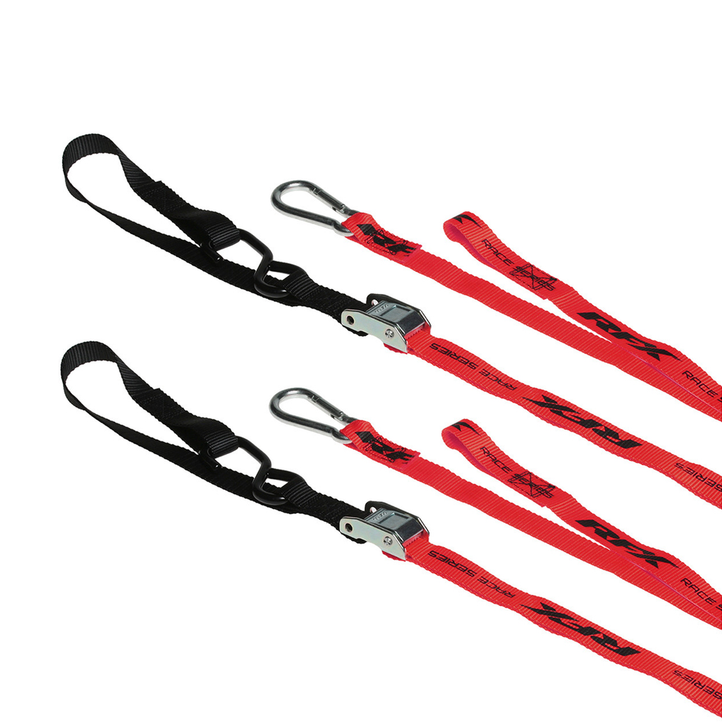 RFX Race Tie Downs with extra loop and carabiner clip, view 3