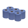 RFX Workshop 2 Ply Blue Roll 180mm x 78mtr 6pcs, part number FXWT 90600 55BU