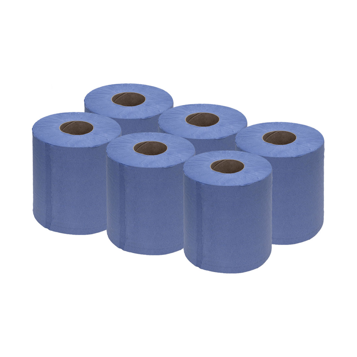 RFX Workshop 2 Ply Blue Roll 180mm x 78mtr 6pcs, part number FXWT 90600 55BU