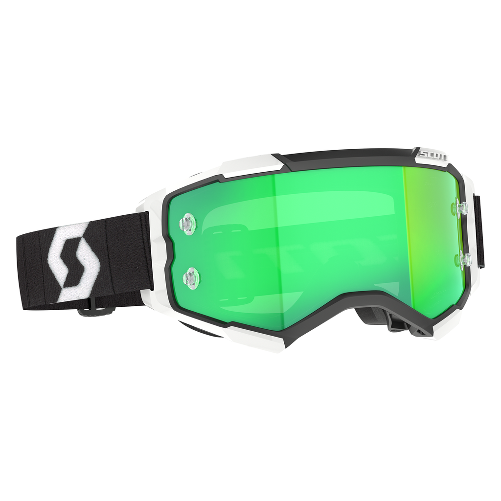 Scott Fury Chrome Black / White MX Goggle, part number 272828-1007279