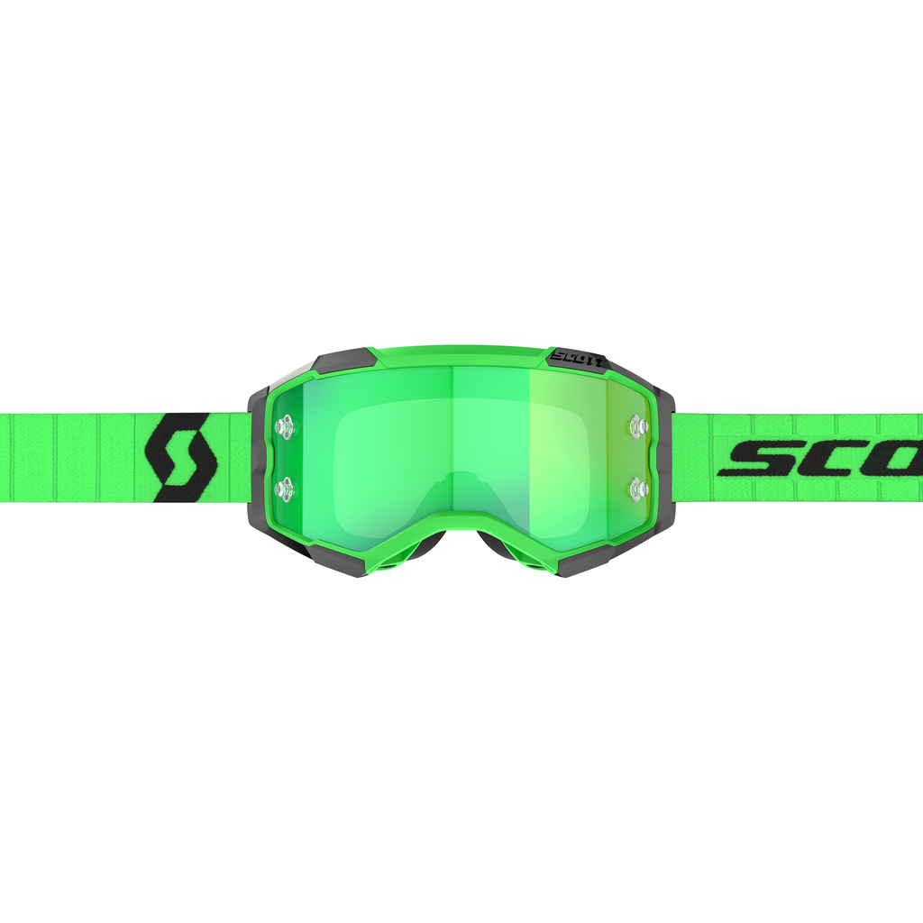 Scott Fury Chrome Green MX Goggle, part number 272828-0006279, view 3