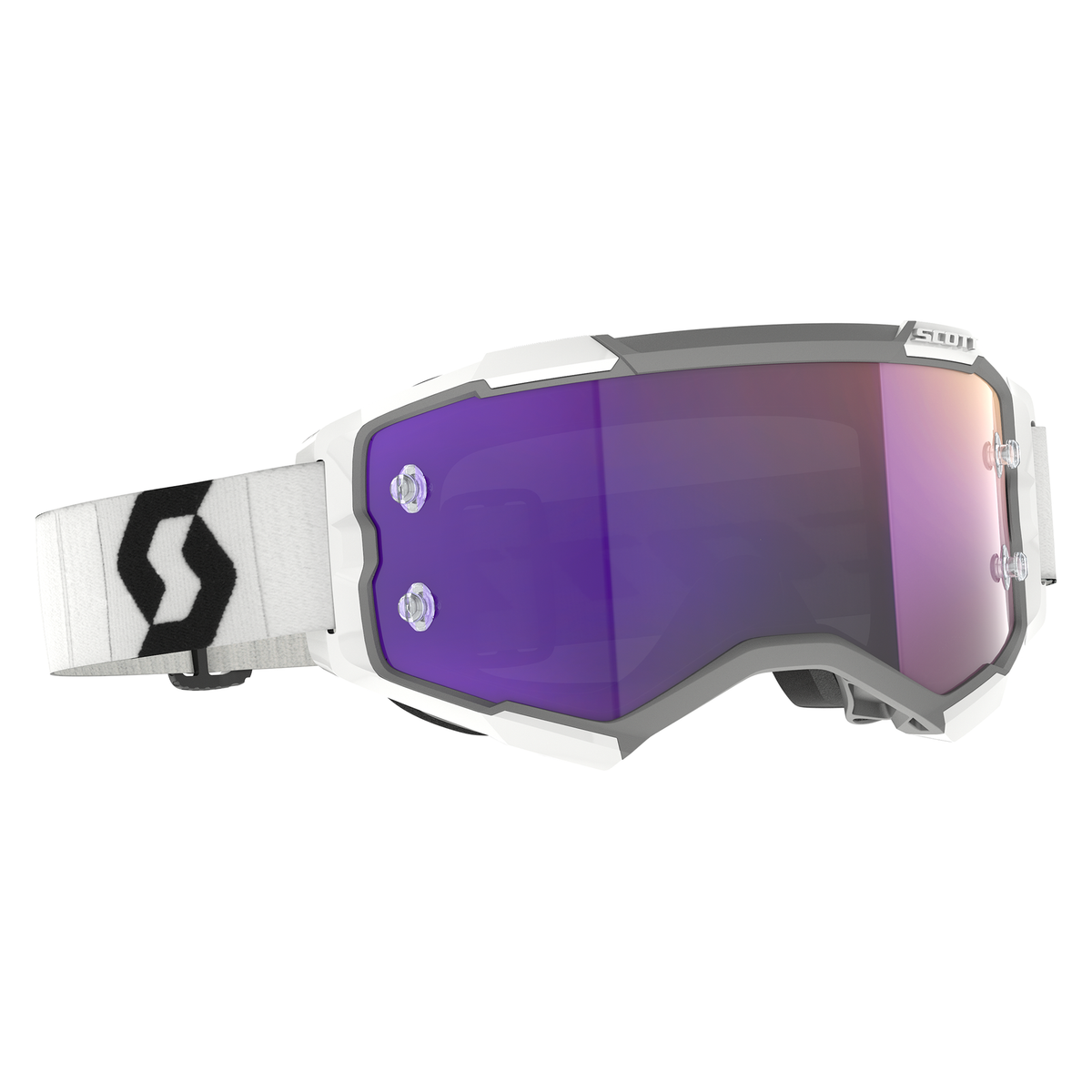 Scott Fury Chrome White / Black MX Goggle, part number 272828-1035281
