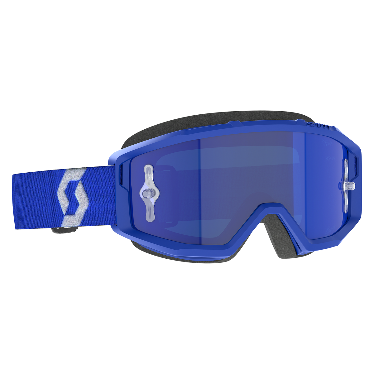 Scott Primal Chrome Blue / White MX Goggle, part number 278597-1006349